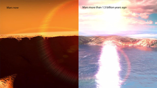 Illustration for article titled Mars Loses an Ocean But Gains the Potential for Life
